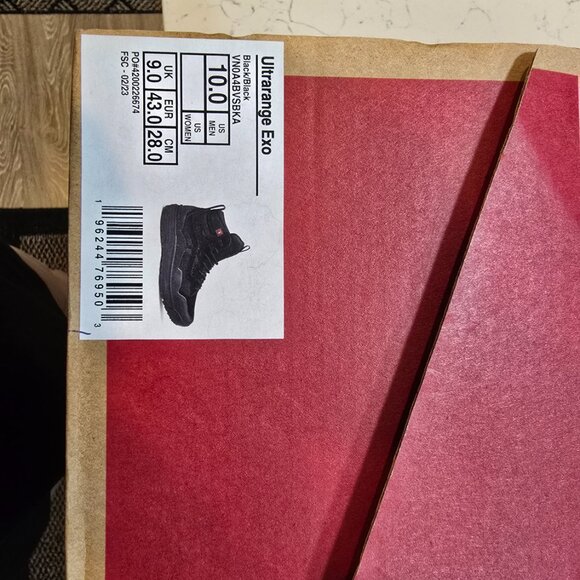 Vans UltraRange EXO Hi MTE-2 Mens Size HIKING Boot Shoe 10 Black Waterproof NEW - Picture 6 of 15